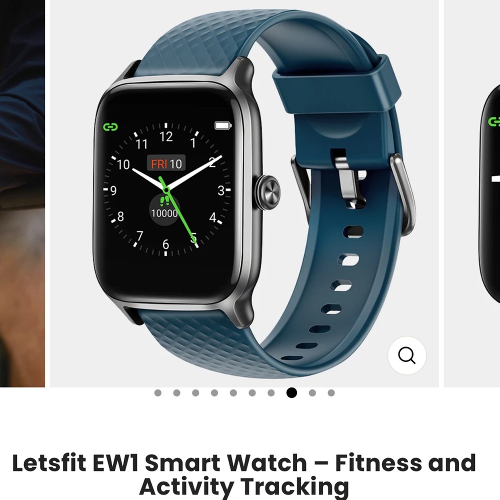 EW1 Smart Watch -Blue and Gray